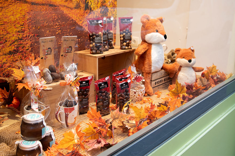 Vitrine d'Automne chez Cucci